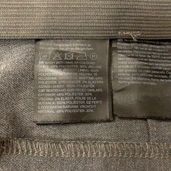 H&M SZ 4 CAREER SLACKS TROUSERS PANTS COLOR GRAY PREPPY PROFESSIONAL OFFICE WORK - Picture 8 of 10